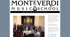 Desktop Screenshot of monteverdimusic.org