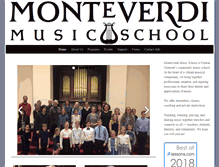Tablet Screenshot of monteverdimusic.org